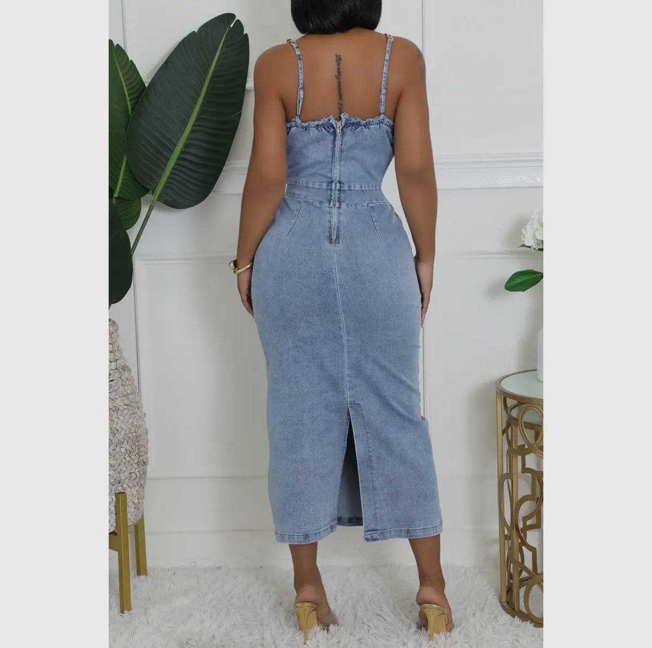 Bella Blue Denim Dress