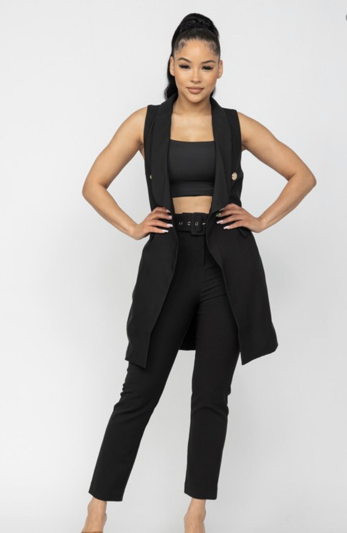 Sleeveless Blazer