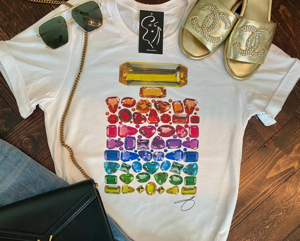 Rainbow Perfume Unisex Tee