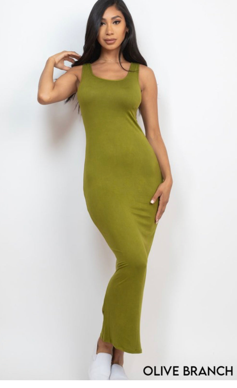 Fitted Tank Maxi Dress