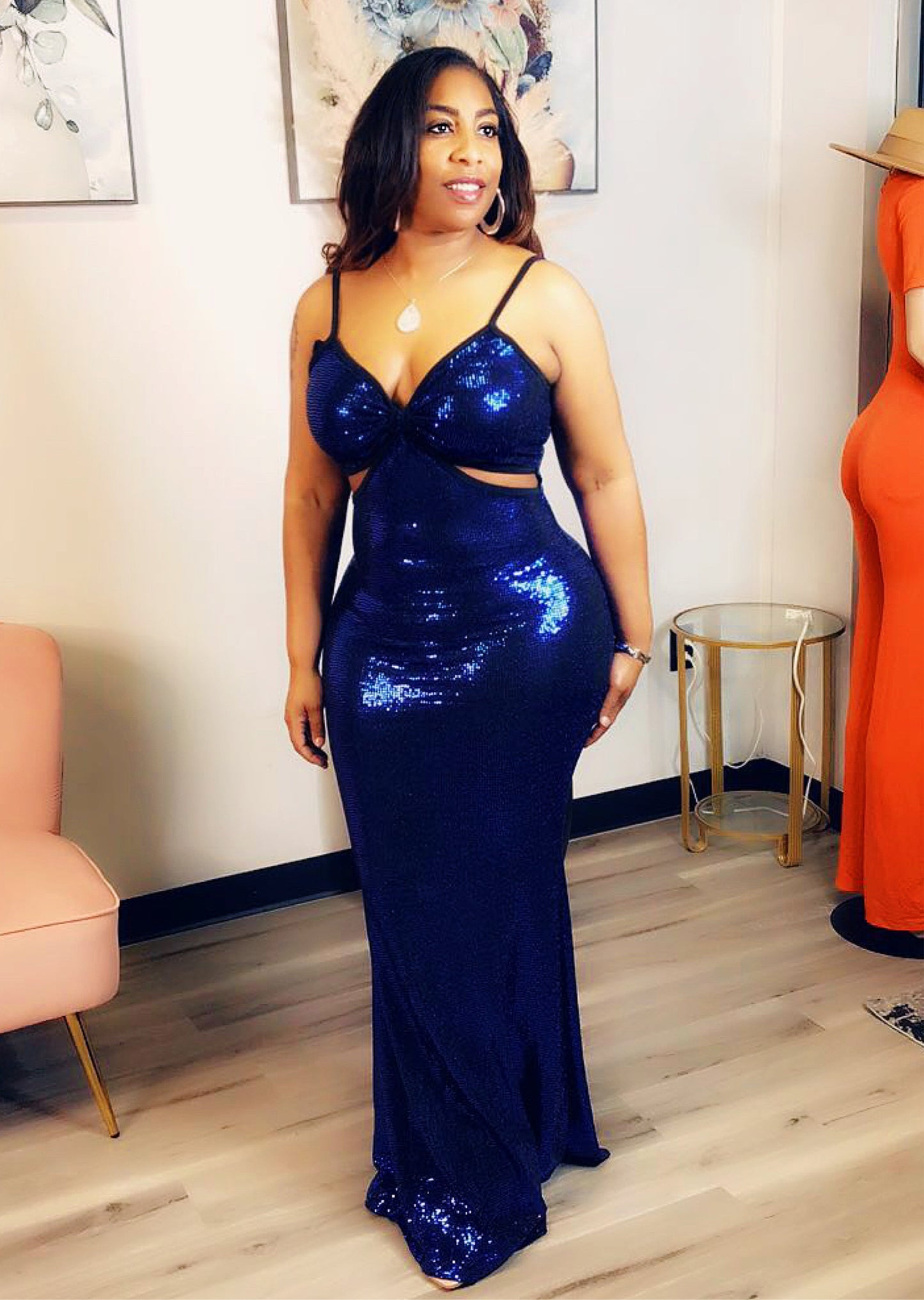 Dress To Impress Sequin Maxi