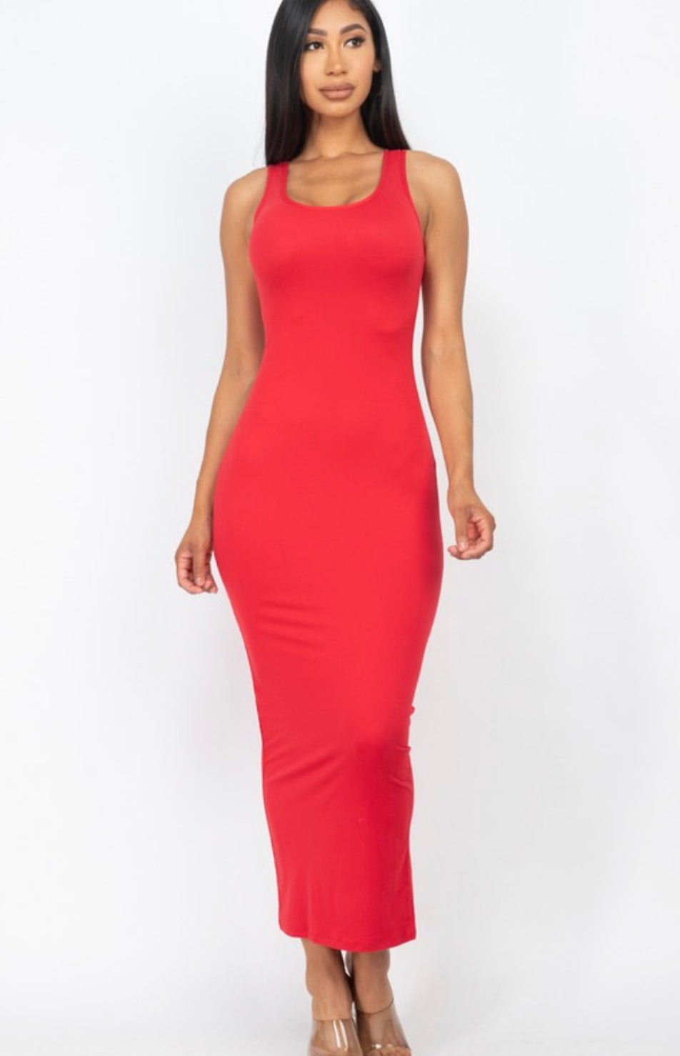 Fitted Tank Maxi Dress
