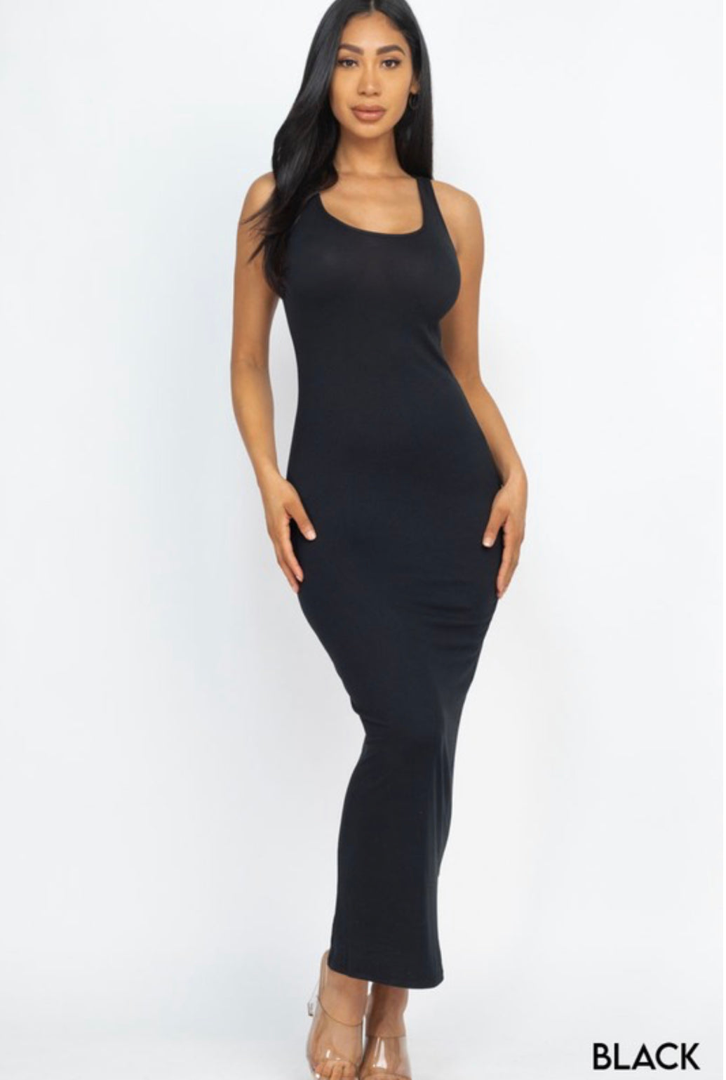 Fitted Tank Maxi Dress
