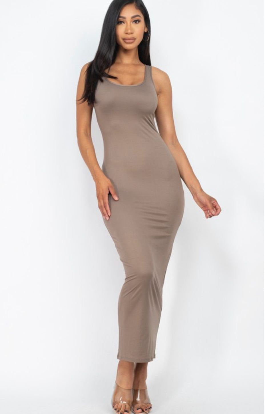 Fitted Tank Maxi Dress