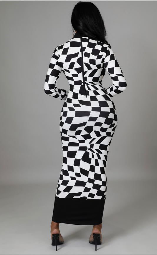 Checkmate Boo Dress