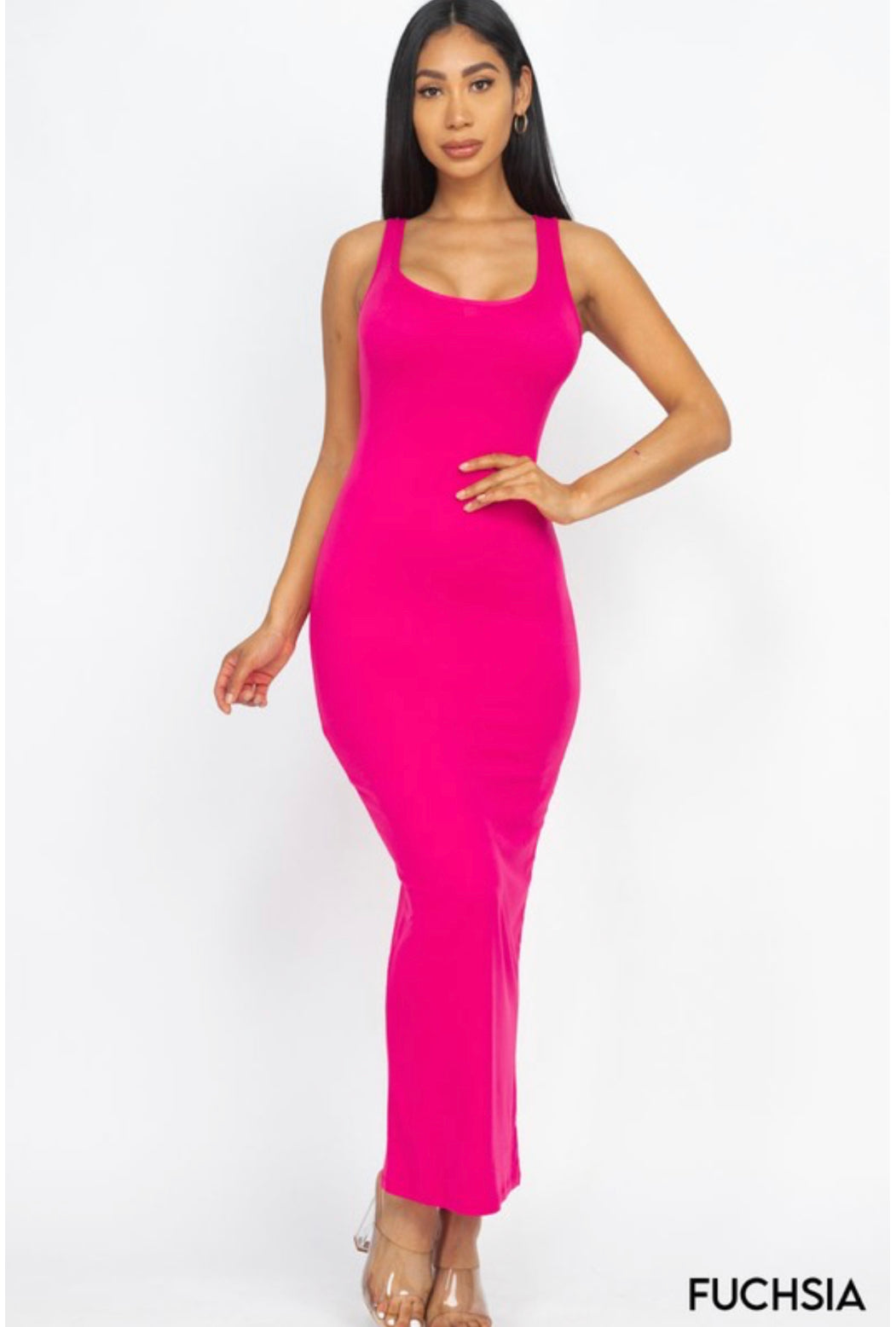 Fitted Tank Maxi Dress