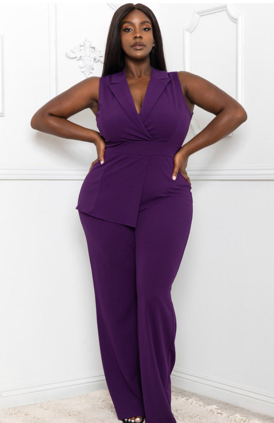 In the Mix Collar Jumpsuit