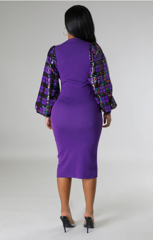 Stomping Domestic Violence Sweater Dress
