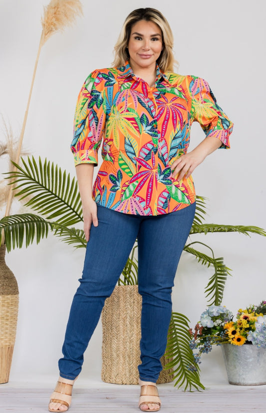 Tropicana Button Down Shirt