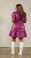 Very Berry Faux Leather Dress