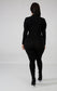 Mock Neck Catsuit