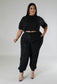 Rhinestone Jogger Set