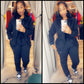 Women Curvy Casual Tracksuit