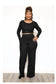 Long Sleeve Crop Top Set