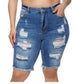 Mid-Rise Bermuda Shorts