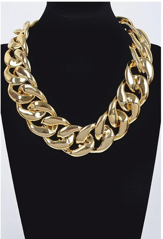 Gold Link Chain Necklace